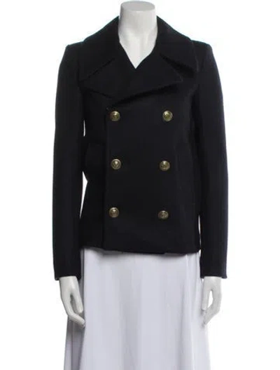 Pre-owned Saint Laurent Wool Jacket W/ Tags In Black