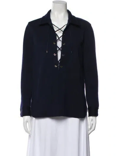 Pre-owned Saint Laurent Wool Jacket W/ Tags In Blue