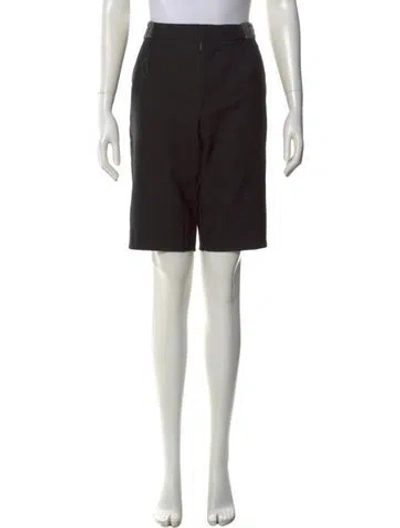 Pre-owned Saint Laurent Wool Knee-length Shorts In Black