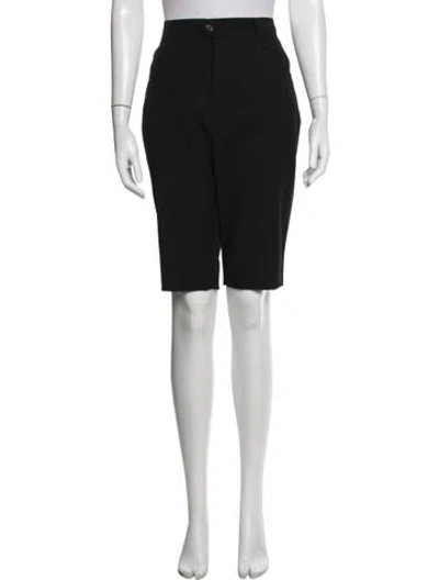 Pre-owned Saint Laurent Wool Knee-length Shorts In Black
