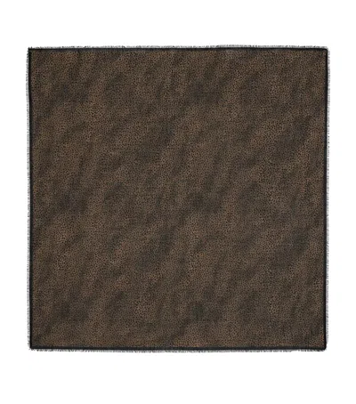 Saint Laurent Wool Leopard-print Scarf In Pattern