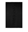 Saint Laurent Wool Logo Scarf In Black