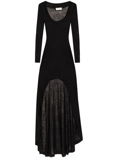 SAINT LAURENT SAINT LAURENT WOOL LONG DRESS