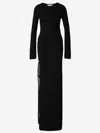 SAINT LAURENT SAINT LAURENT WOOL MAXI DRESS