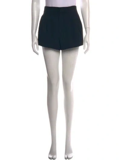 Pre-owned Saint Laurent Wool Mini Shorts In Black
