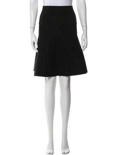 Pre-owned Saint Laurent Wool Mini Skirt In Green