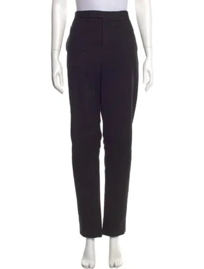 Pre-owned Saint Laurent Wool Pants In Black