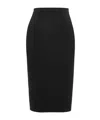 Saint Laurent Women's Stretch Pencil Skirt In Black