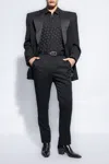 Saint Laurent Classic Long-sleeve Tuxedo Blazer In Black