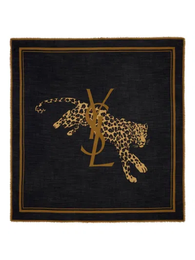 SAINT LAURENT WOOL SCARF