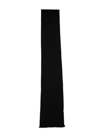 Pre-owned Saint Laurent Wool Scarf In Black