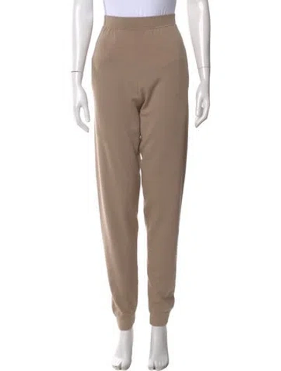 Pre-owned Saint Laurent Wool Skinny Leg Pants In Neutral