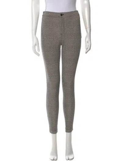 Pre-owned Saint Laurent Wool Skinny Leg Pants In Neutral