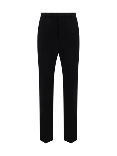 Saint Laurent Wool Smoking Trouser In Noir