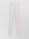 Saint Laurent Tailored Trousers In Sophisticated Nude Tone In Neutral