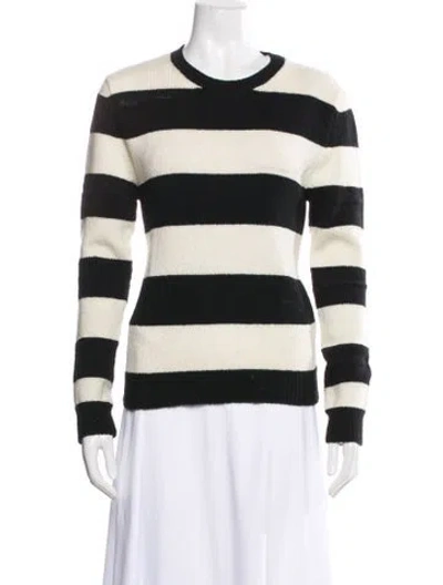 Pre-owned Saint Laurent Wool Striped Sweater