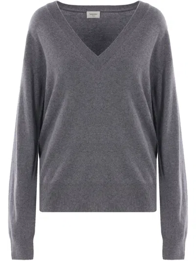 Saint Laurent Wool Sweater In 灰色