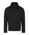 Saint Laurent Wool Turtleneck Sweater In Black