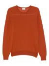 Saint Laurent Wool Sweater In Brown