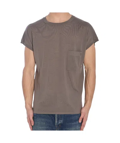 SAINT LAURENT SAINT LAURENT CREWNECK SHORT-SLEEVED T-SHIRT