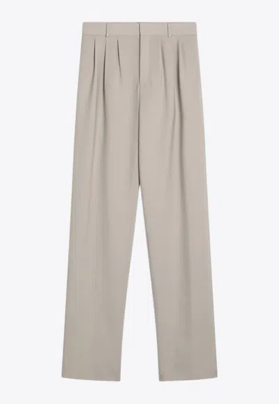 SAINT LAURENT WOOL TAILORED PANTS
