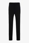 Saint Laurent Straight-leg Tailored Trousers In Black