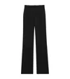 Saint Laurent Straight-leg Tailored Wool Trousers In Black