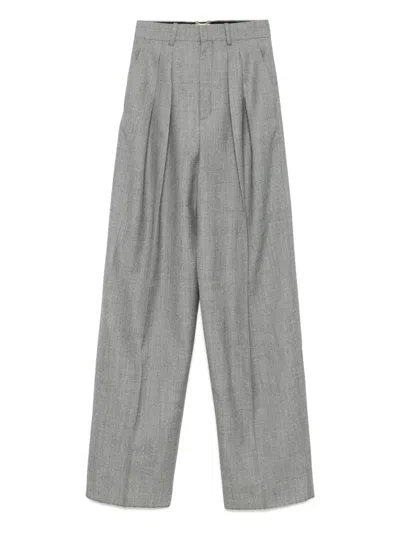 SAINT LAURENT WOOL TROUSERS