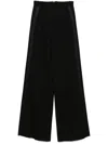 Saint Laurent Wool Trousers In Black