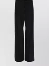Saint Laurent Wool Trousers With Wide Leg And Crease
