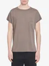 Saint Laurent Wool Tshirt In Grey