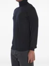 Saint Laurent Wool Turtle-neck Sweater In Multi