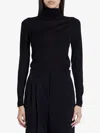 Saint Laurent Wool Turtleneck In Black