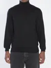Saint Laurent Wool Turtleneck Sweater In Black