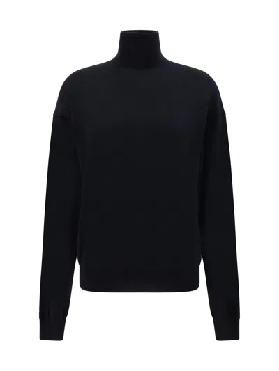 SAINT LAURENT WOOL TURTLENECK SWEATER