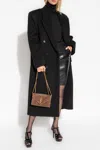 Saint Laurent Wool Turtleneck Top In Black