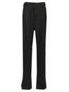 Saint Laurent Wool Tuxedo Trousers Black