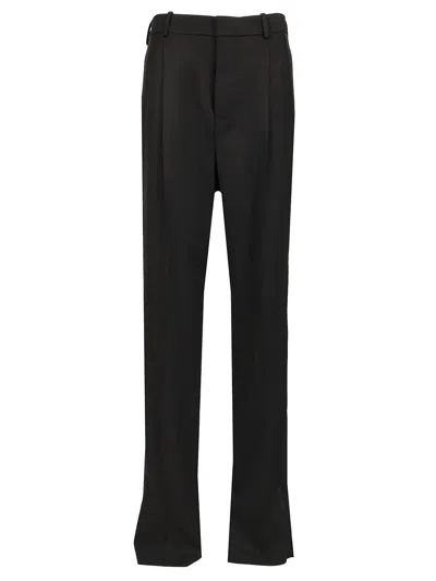 Saint Laurent Wool Tuxedo Trousers Black
