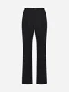 SAINT LAURENT WOOL TUXEDO TROUSERS