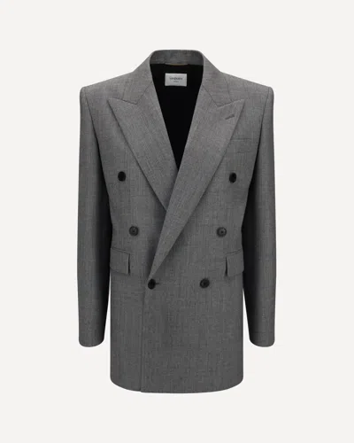 Saint Laurent Wool Twill Blazer