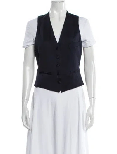 Pre-owned Saint Laurent Wool Vest In Multi