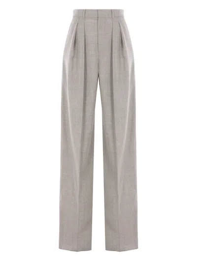 Saint Laurent Wool Wide-leg Trousers