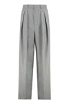 Saint Laurent Wool Wide-leg Trousers