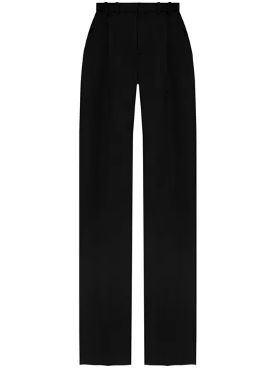 SAINT LAURENT SAINT LAURENT WOOL WIDE LEG TROUSERS