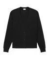 Saint Laurent Woolen Cardigan In Black