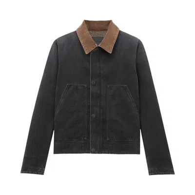 Pre-owned Saint Laurent Work Jacket 'dull Black' | Men's Size 50
