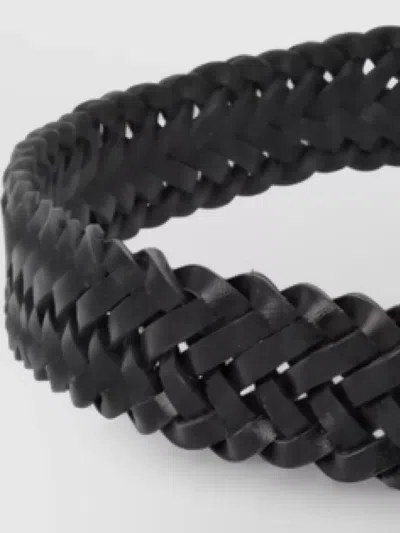 Saint Laurent Woven Leather Belt