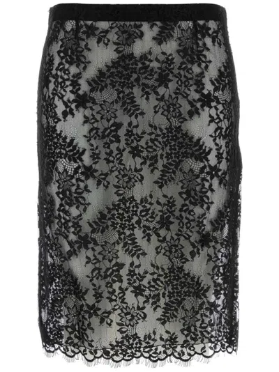 SAINT LAURENT WRAP PENCIL SKIRT