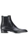 Saint Laurent Leather Wyatt Chelsea Boots