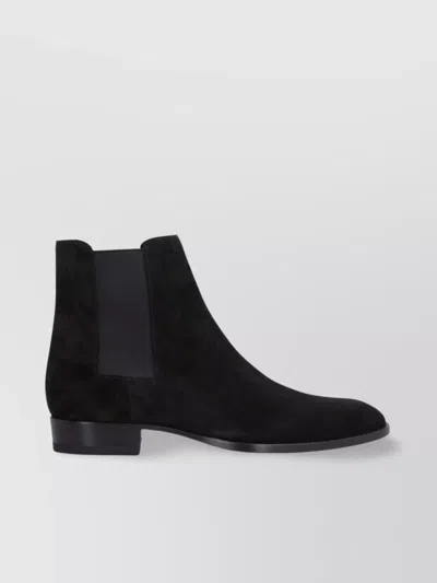 Saint Laurent Wyatt 30 Suede Chelsea Boots